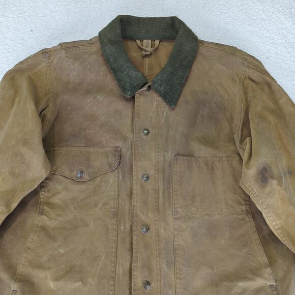 Filson Brown Military Field Jacket - Picture 3 of 14